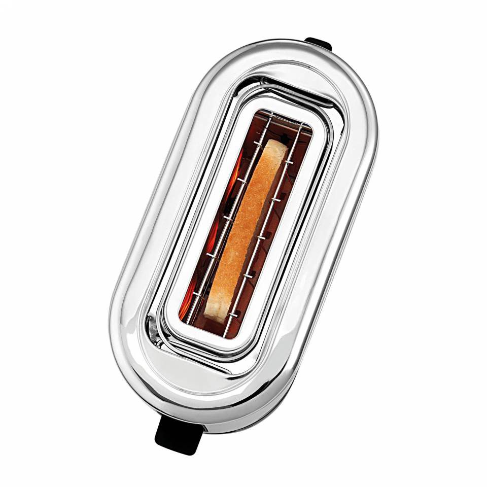 WMF KITCHENminis® egyszeletes kenyérpirító beépített zsemletartóval – 4. kép