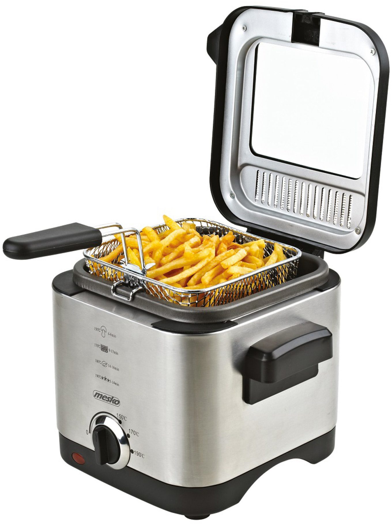 MESKO MS4910 1,5 literes olajsütő, szürke – 2. kép