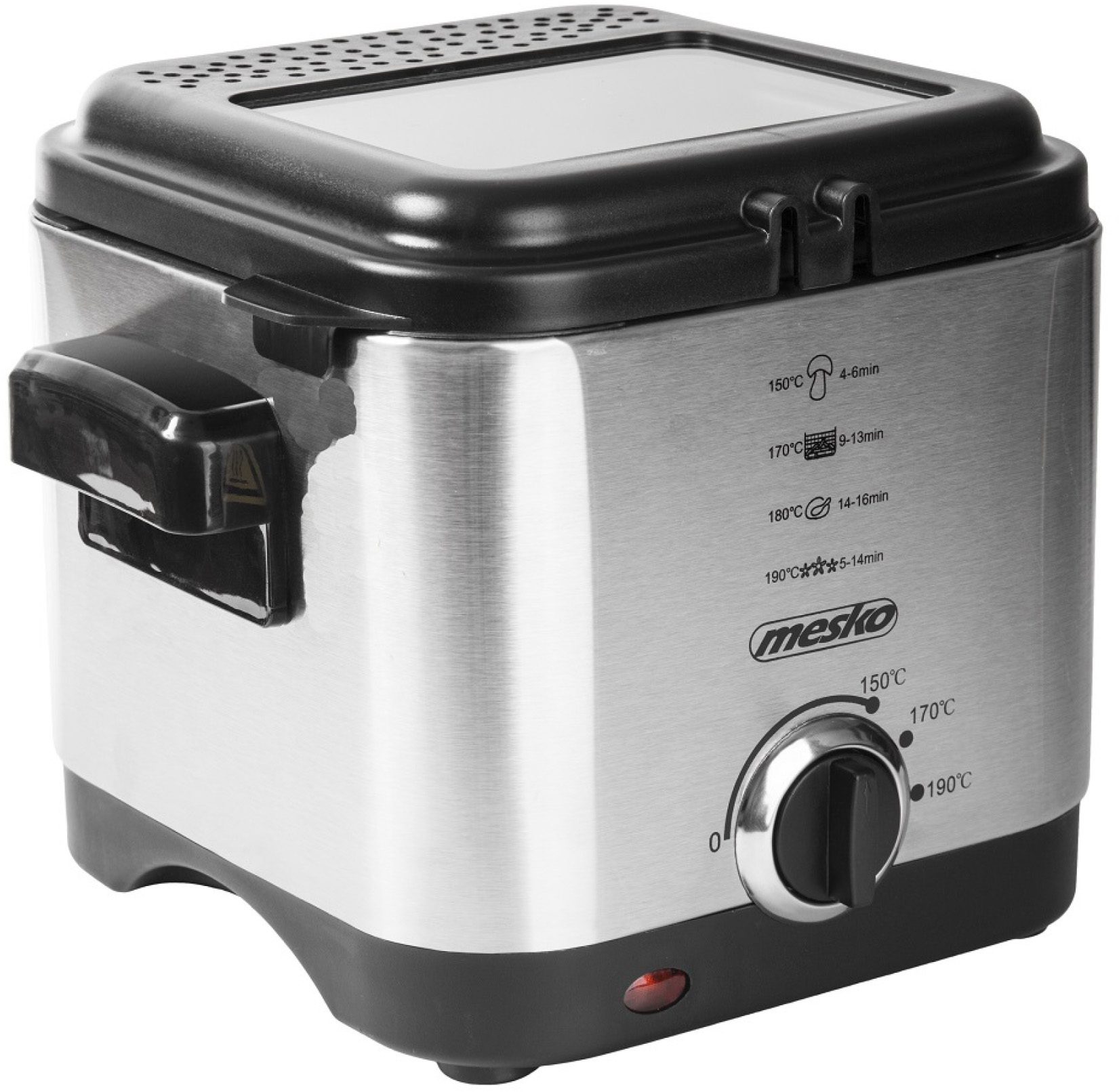 MESKO MS4910 1,5 literes olajsütő, szürke – 5. kép