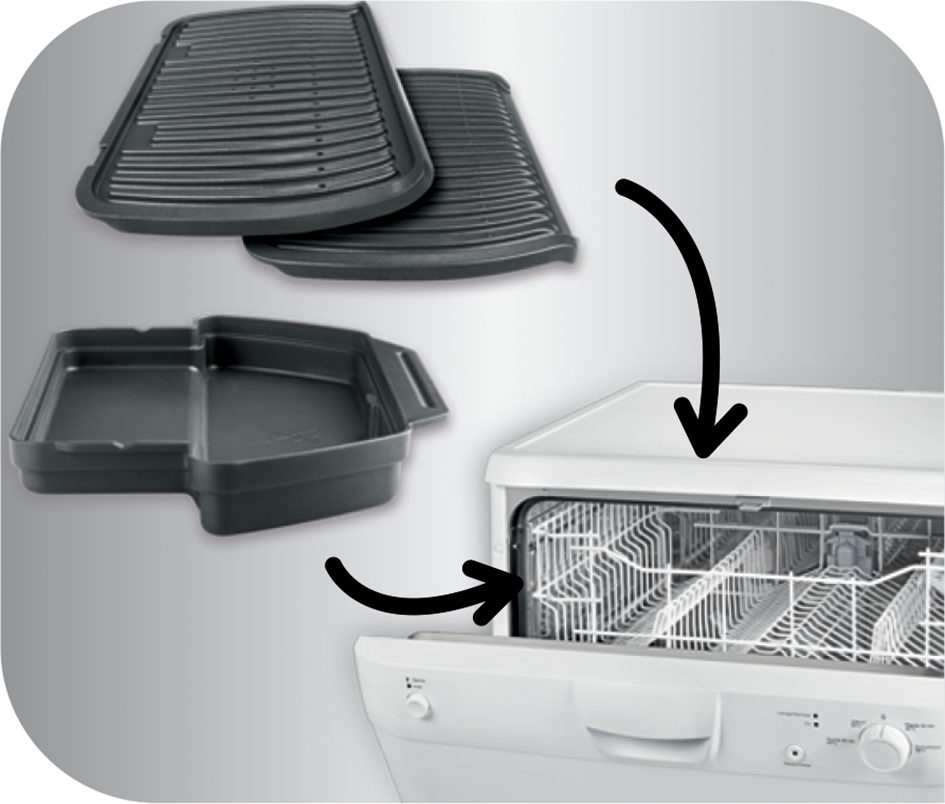 TEFAL GC712834 OptiGrill+ intelligens kontakt grillsütő, 2000 W – 7. kép