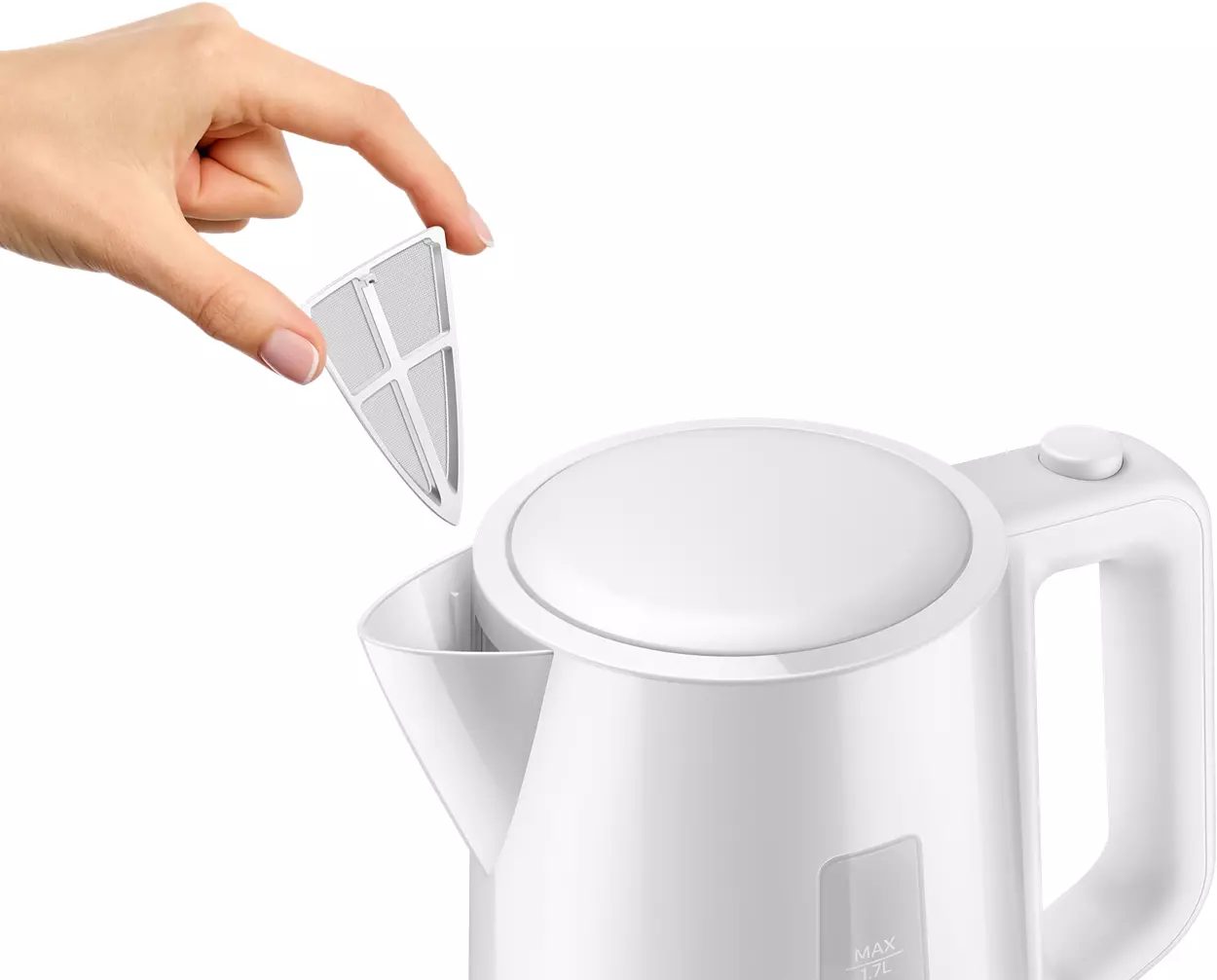 PHILIPS HD9318/00 fehér vízforraló 1,7 literes kapacitással – 3. kép