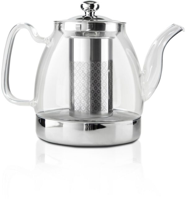 ZOKURA Z1008 hőálló üveg teafőző kivehető szűrővel, 1,5 l