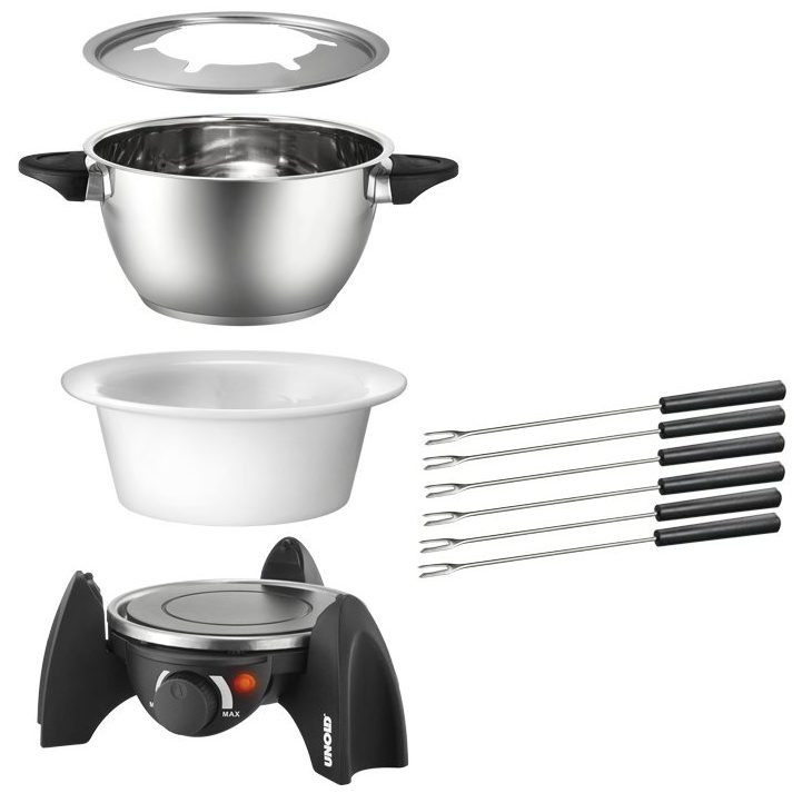 UNOLD U48615 elektromos fondue készlet kétféle edénnyel – 2. kép