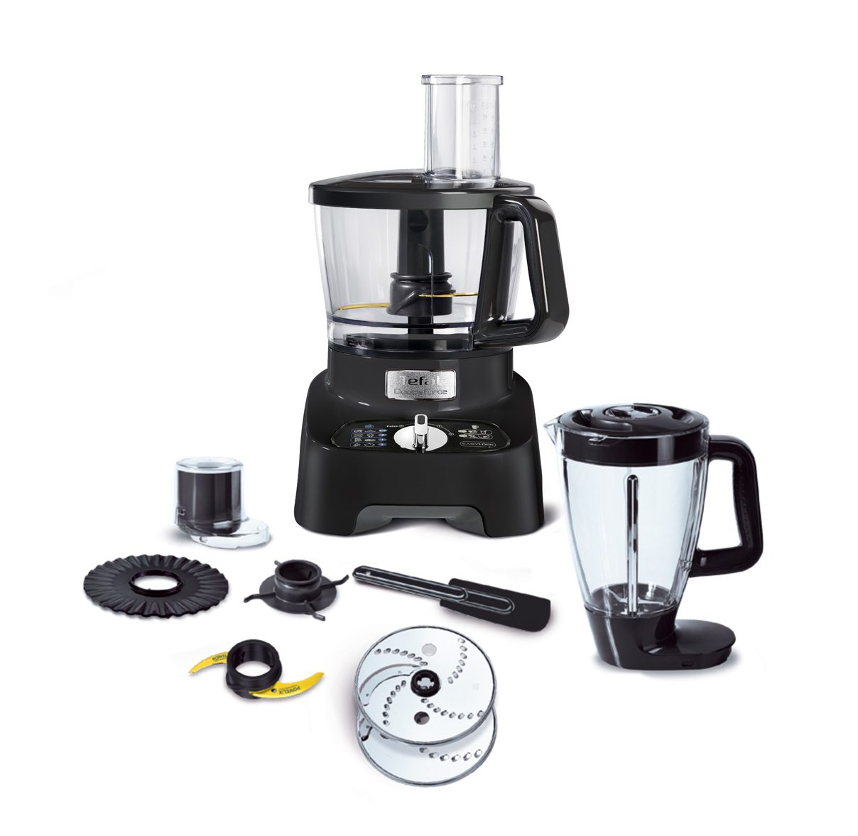 TEFAL DO821838 Double Force 1000 W-os konyhai robotgép 8 tartozékkal – 5. kép