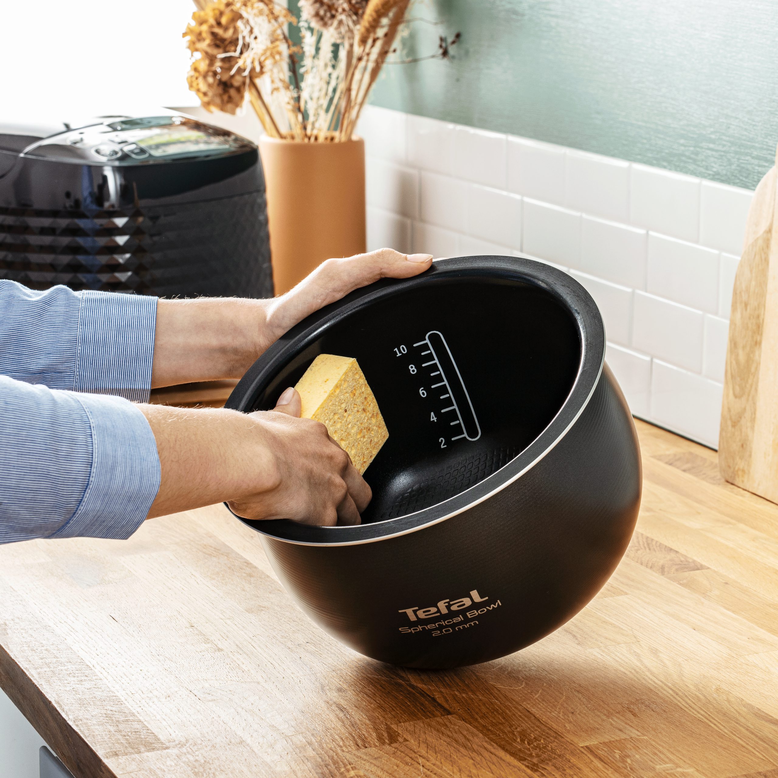 TEFAL RK745800 SpheriCook fekete többfunkciós főzőkészülék 16 programmal – 5. kép
