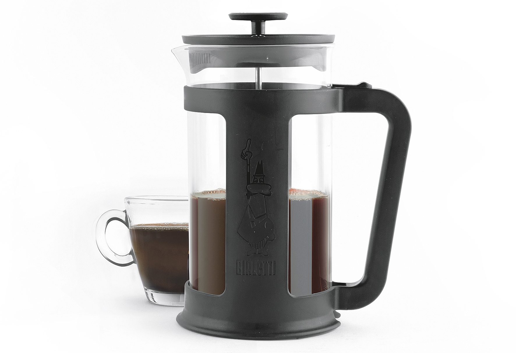 BIALETTI French press smart 330 ml dugattyús kávéfőző, fekete – 4. kép