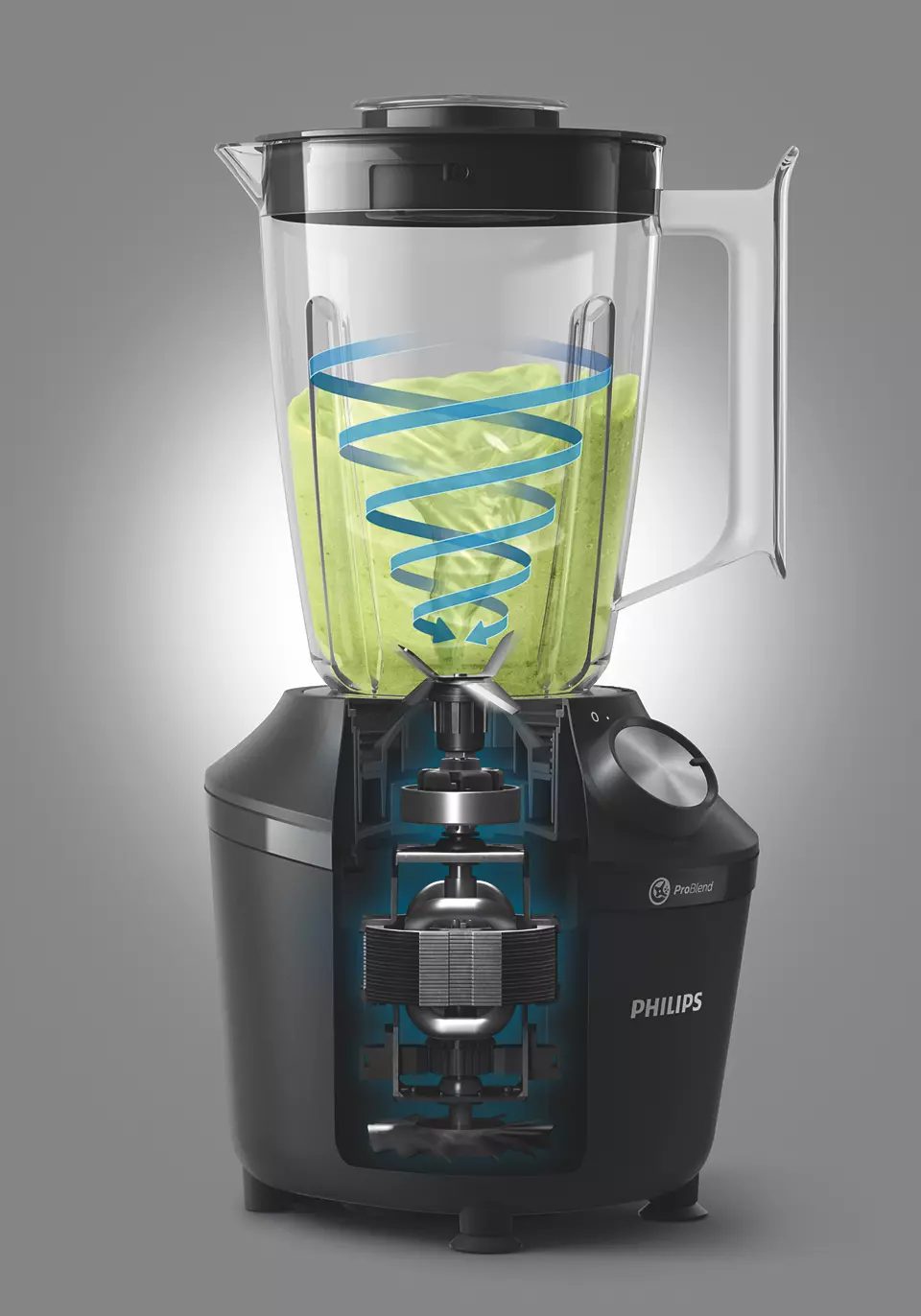 PHILIPS HR2291/01 Daily Collection 600 W-os turmixgép üvegkehellyel – 5. kép