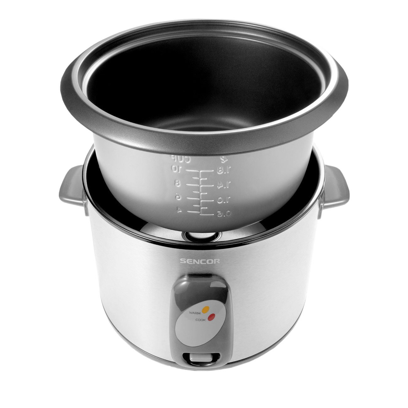 SENCOR SRM 1800SS rizsfőző 1,8 literes tapadásmentes edénnyel – 2. kép