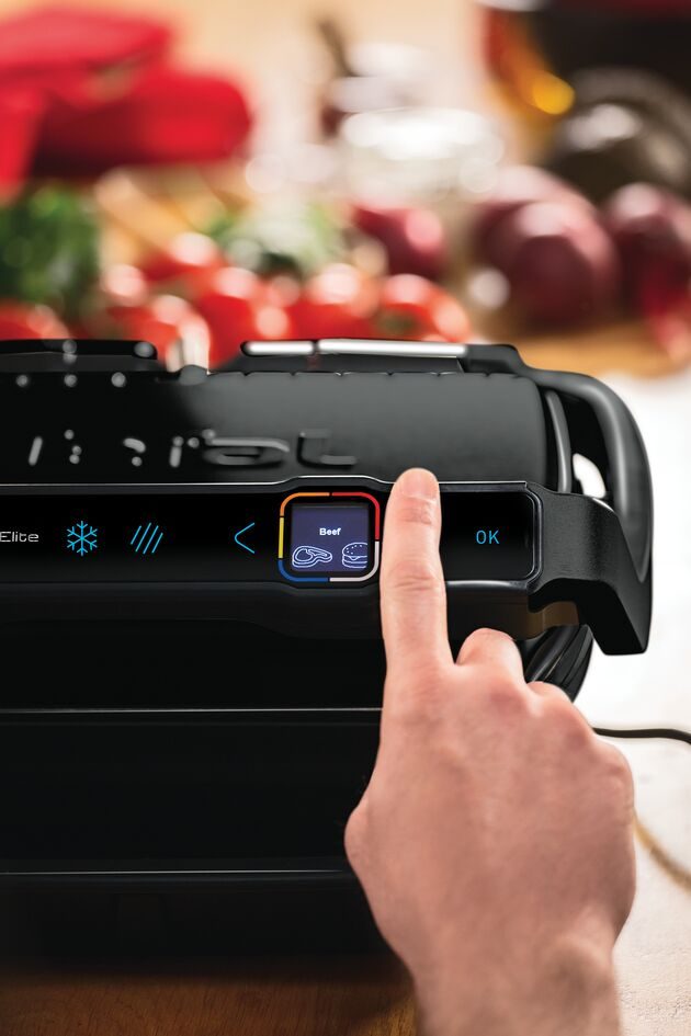 TEFAL GC750830 OptiGrill Elite intelligens fekete asztali grill – 7. kép