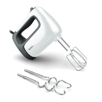 TEFAL HT464138 Prep'Mix+ kézi mixer automatikusan forgó tállal, szürke-fehér – 5. kép