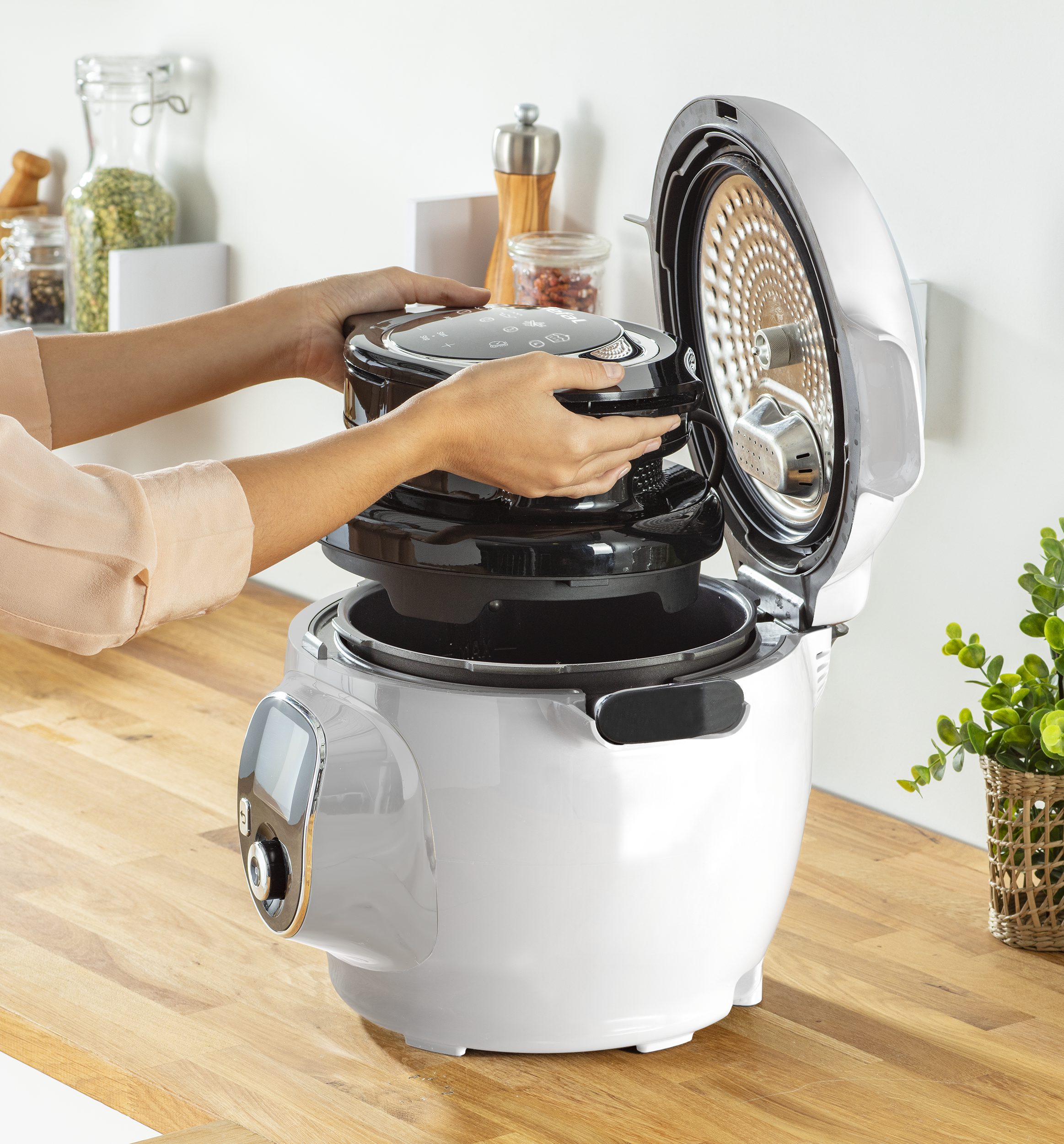 TEFAL EY150830 forrólevegős sütőfeltét Cook4me kuktához – 8. kép