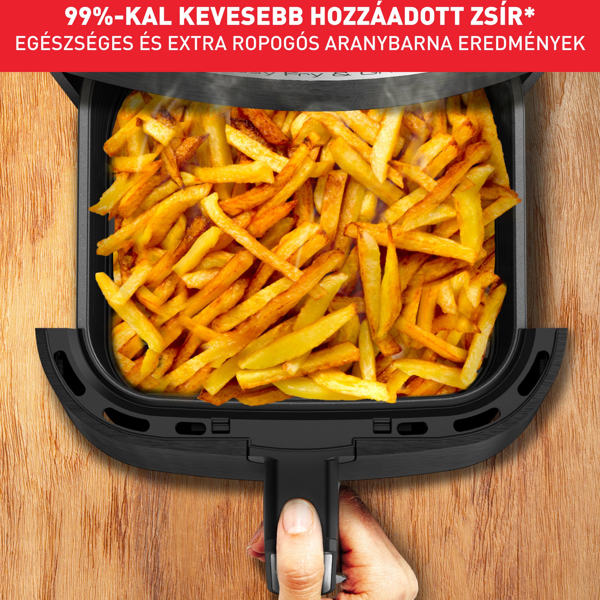 TEFAL EY505D15 Easy Fry & Grill digitális forrólevegős sütő grillfunkcióval – 5. kép