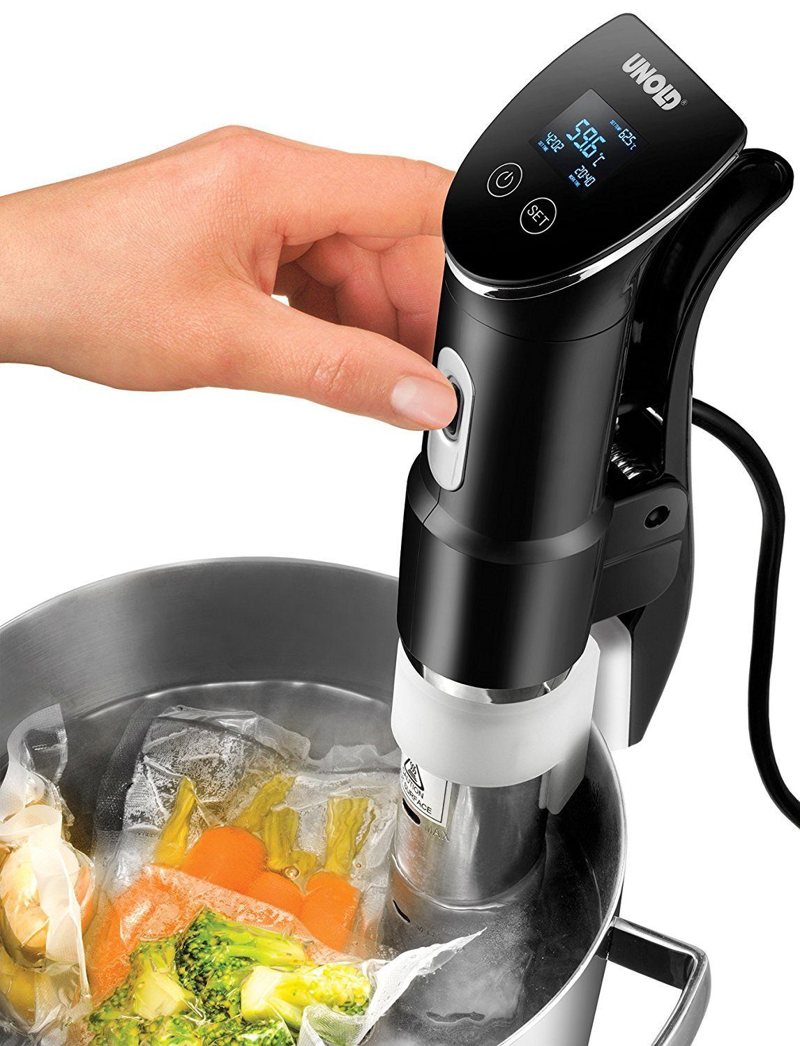 UNOLD U58915 sous-vide főzőkészülék LCD kijelzővel, 1300 W – 6. kép