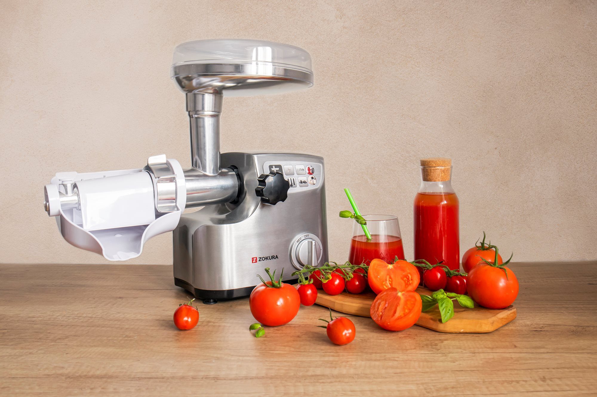 ZOKURA Z1242JUICER mechanikus paradicsomprés kiegészítő – 2. kép