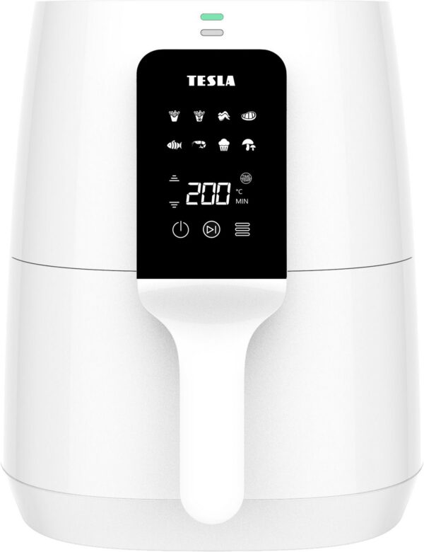 TESLA AirCook Q30 multifunkciós digitális forrólevegős sütő, 3,8 l, 1300 W, fehér