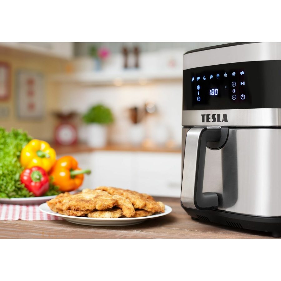 TESLA AirCook Q60 multifunkciós digitális forrólevegős sütő, 6 l, 1500 W – 8. kép