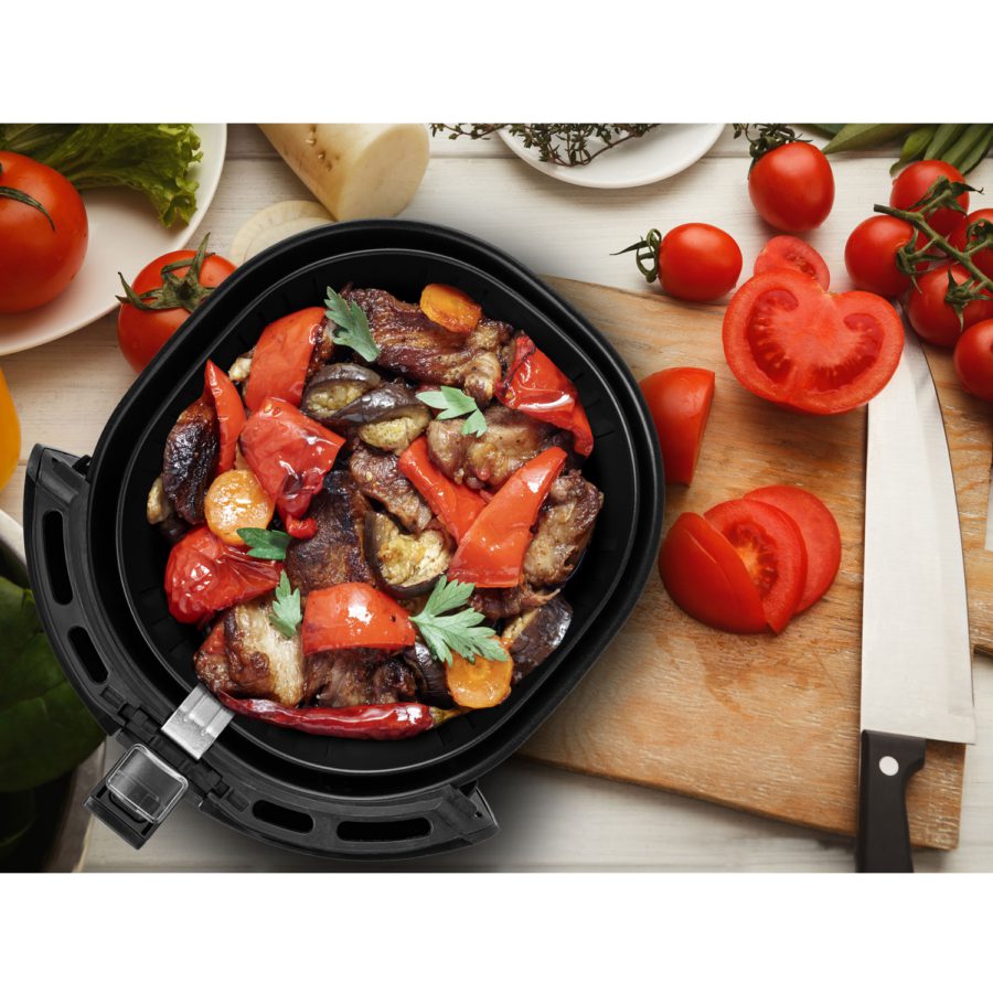 TESLA AirCook Q50 XL multifunkciós digitális forrólevegős sütő, fehér – 8. kép