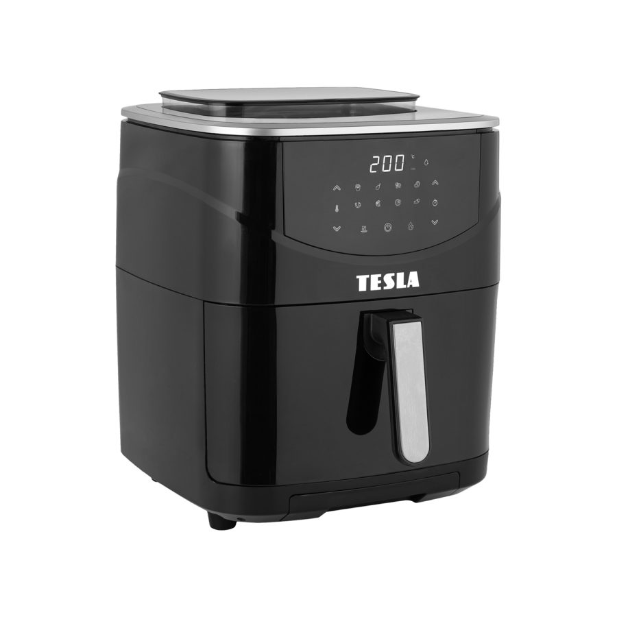 TESLA AirCook & Steam QS500 többfunkciós gőz- és forrólevegős sütő 7 literes kosárral – 2. kép