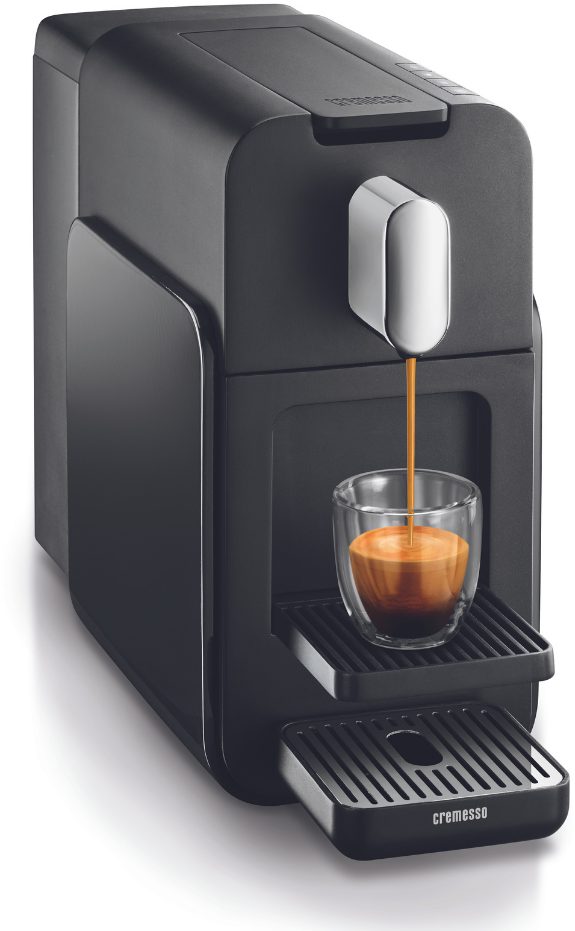 CREMESSO 3301249 Brava Graphite Black kapszulás kávéfőző 19 bar nyomással – 2. kép