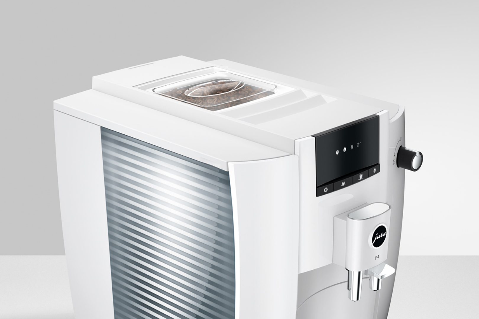 JURA 3301249 E4 Pianowhite automata kávéfőző, 15 bar, 6-féle választék, 1,9 literes víztartály – 5. kép