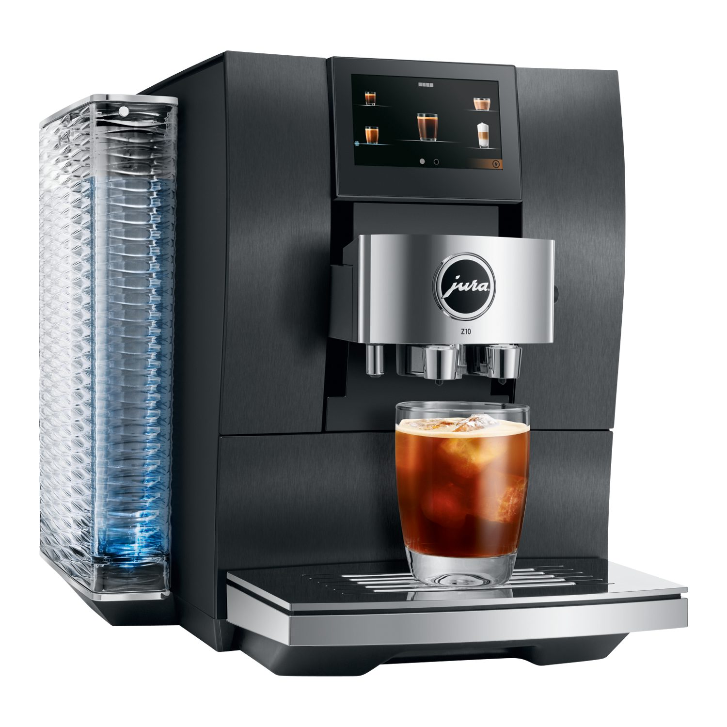 JURA 3301249 Z10 Alumínium Black automata kávéfőző cold brew funkcióval – 3. kép