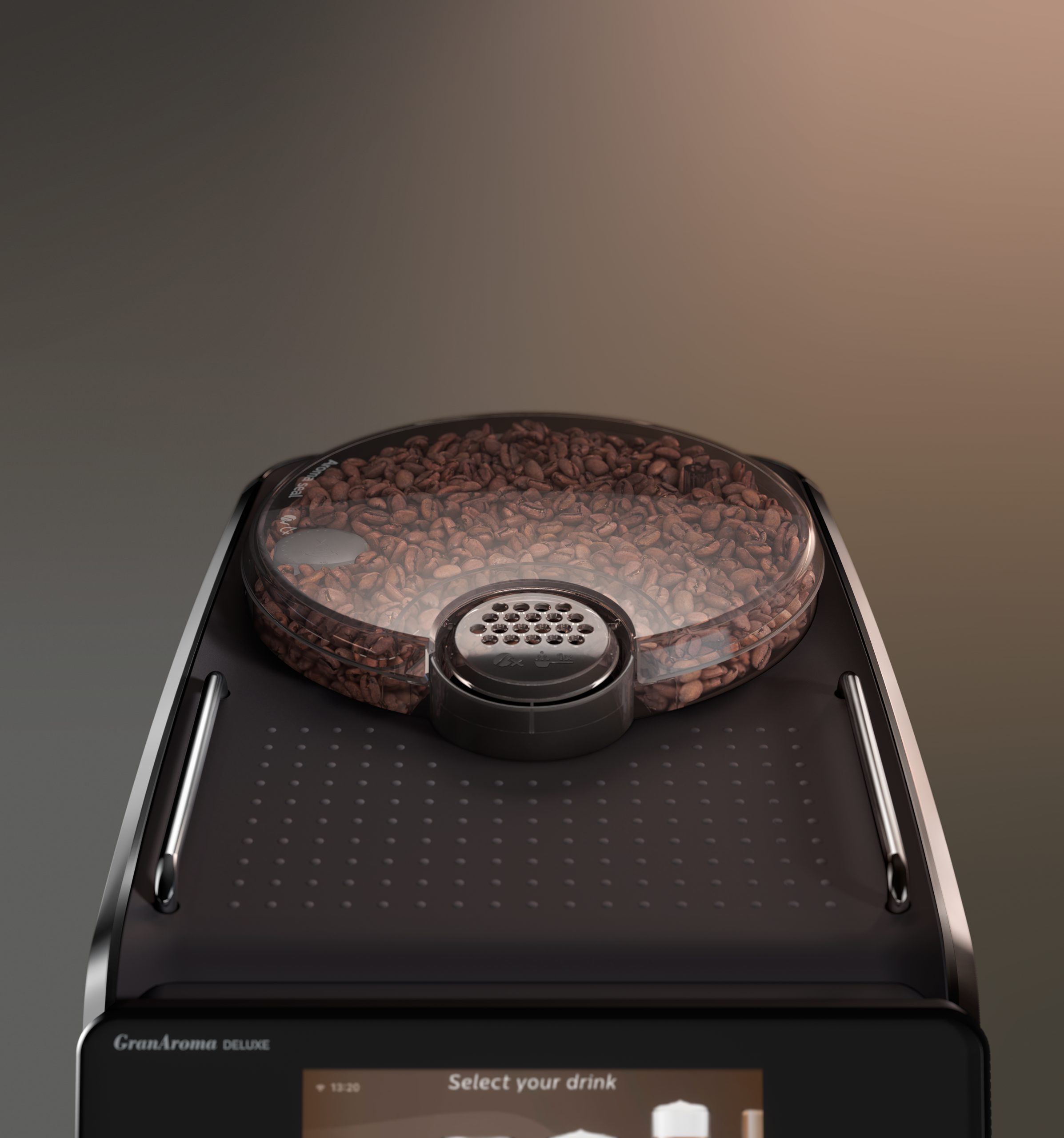 SAECO GranAroma Deluxe SM6685/00 automata kávéfőző LattePerfetto tejrendszerrel – 3. kép