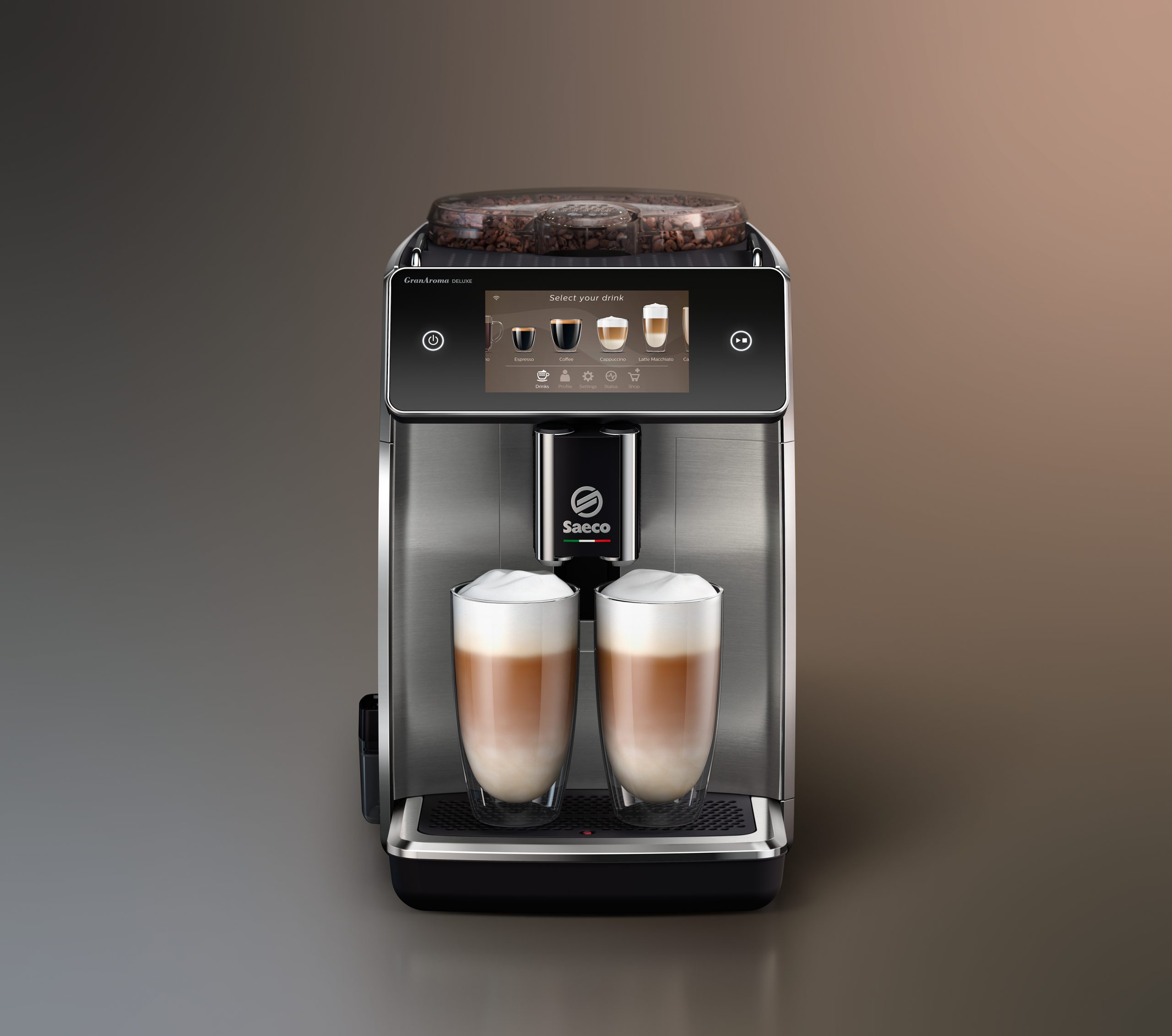 SAECO GranAroma Deluxe SM6685/00 automata kávéfőző LattePerfetto tejrendszerrel – 9. kép