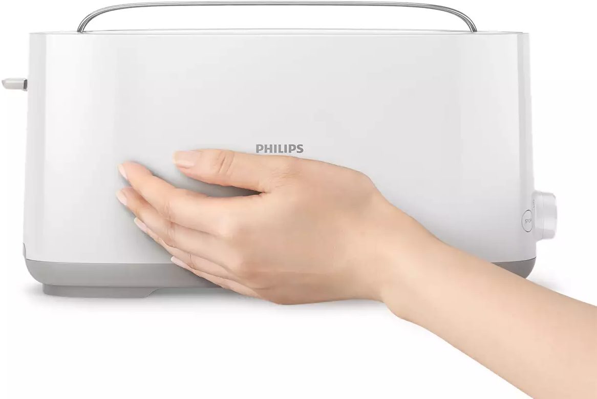 PHILIPS Daily Collection HD2590/00 kenyérpirító, 1030 W, hosszú nyílással – 3. kép