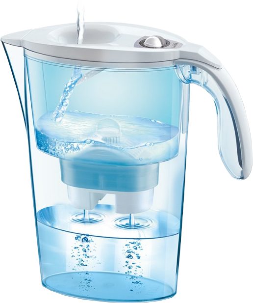 LAICA Stream Line fehér vízszűrő kancsó mechanikus szűrőcsere-kijelzővel – 2. kép