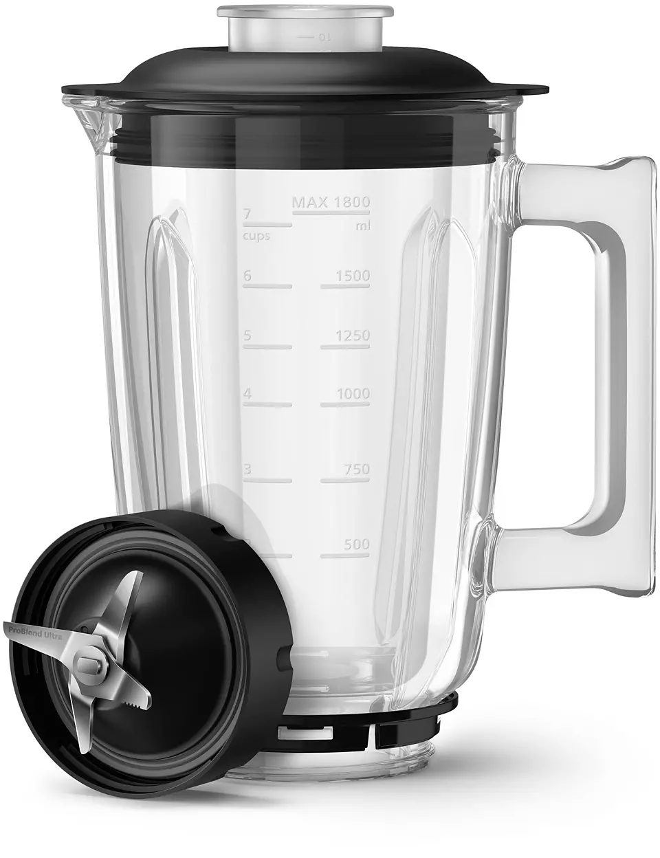 PHILIPS HR3760/10 nagy sebességű turmixgép 1500 W-os motorral és 2 ivópohárral – 6. kép