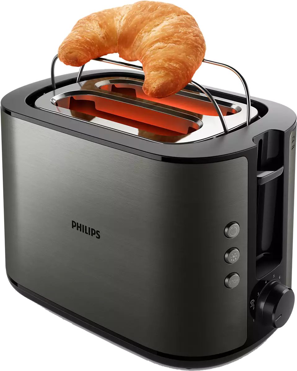 PHILIPS HD2651/80 Viva Collection fém kenyérpirító 950 W teljesítménnyel – 3. kép