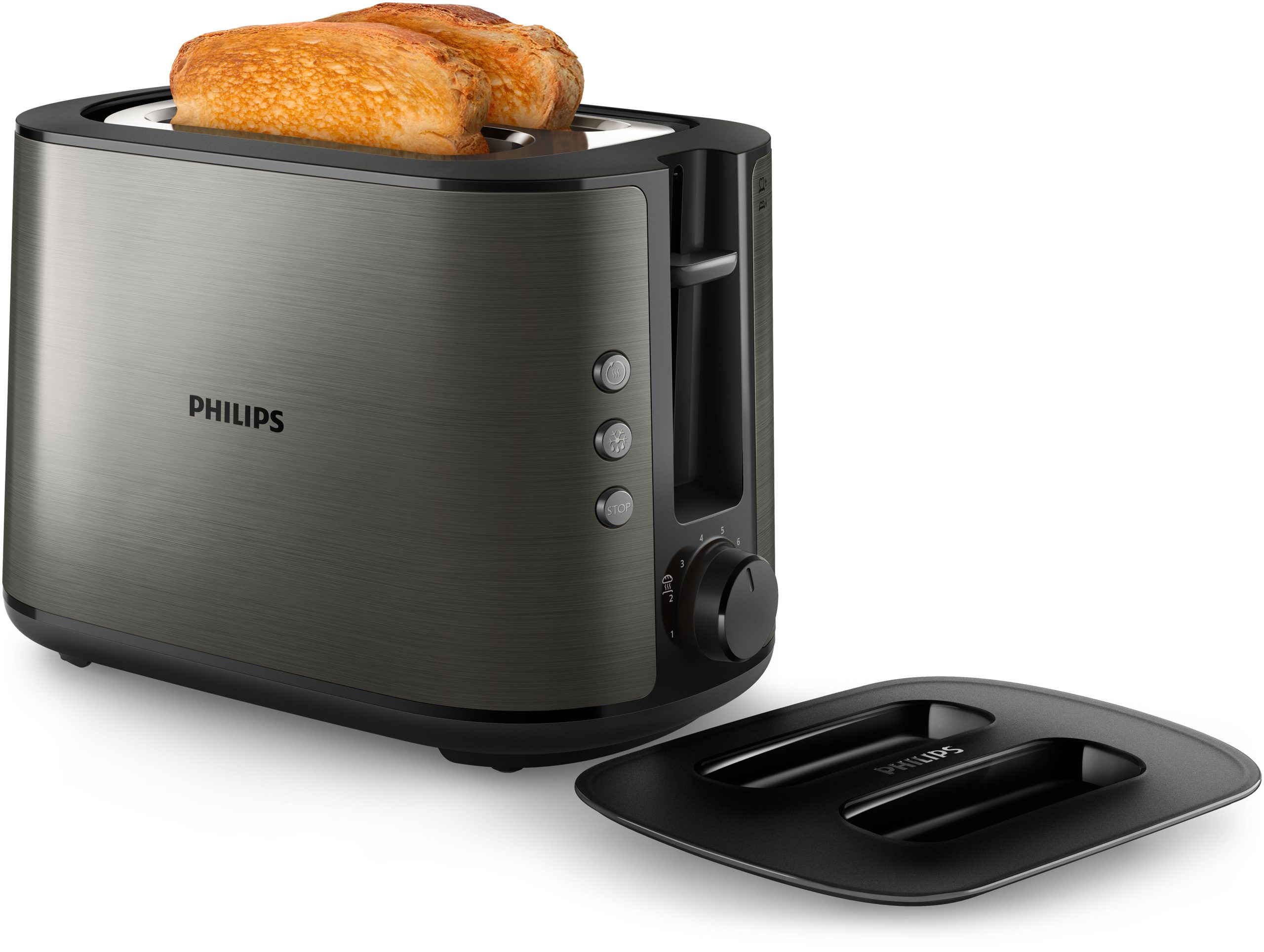 PHILIPS HD2651/80 Viva Collection fém kenyérpirító 950 W teljesítménnyel – 6. kép