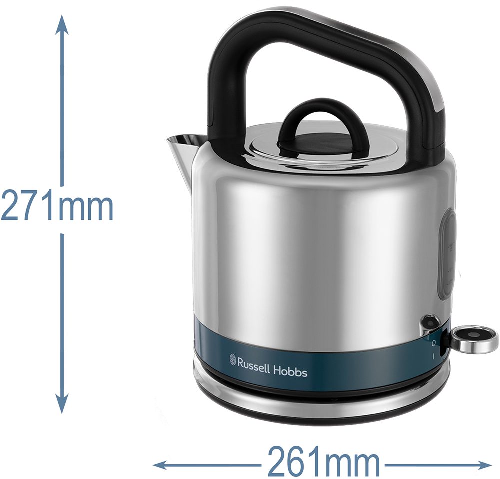 RUSSELL HOBBS 26421-70/RH Distinctions óceánkék vízforraló, 1,5 l – 9. kép