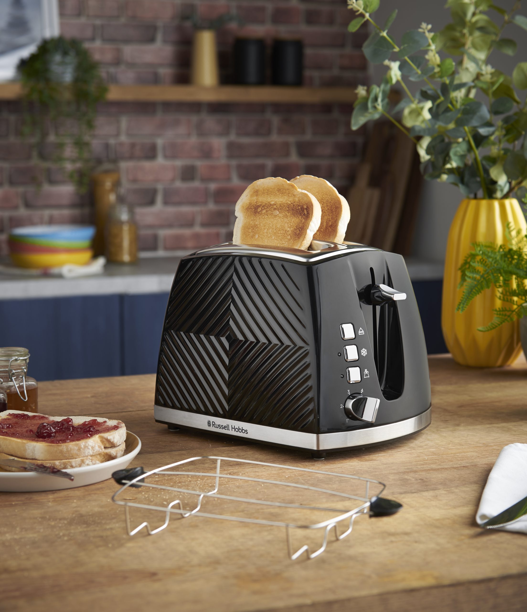 RUSSELL HOBBS 26390-56/RH Groove kétszeletes kenyérpirító, fekete – 11. kép