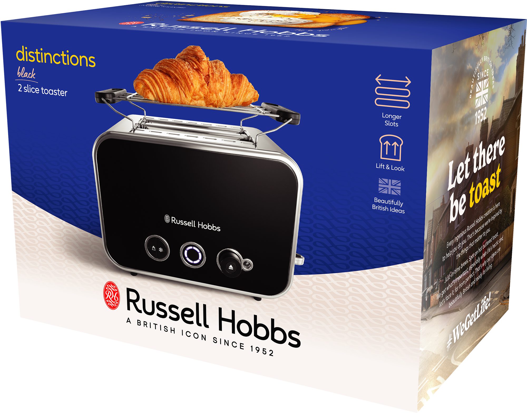 RUSSELL HOBBS 26430-56/RH Distinctions két szeletes fekete kenyérpirító – 10. kép