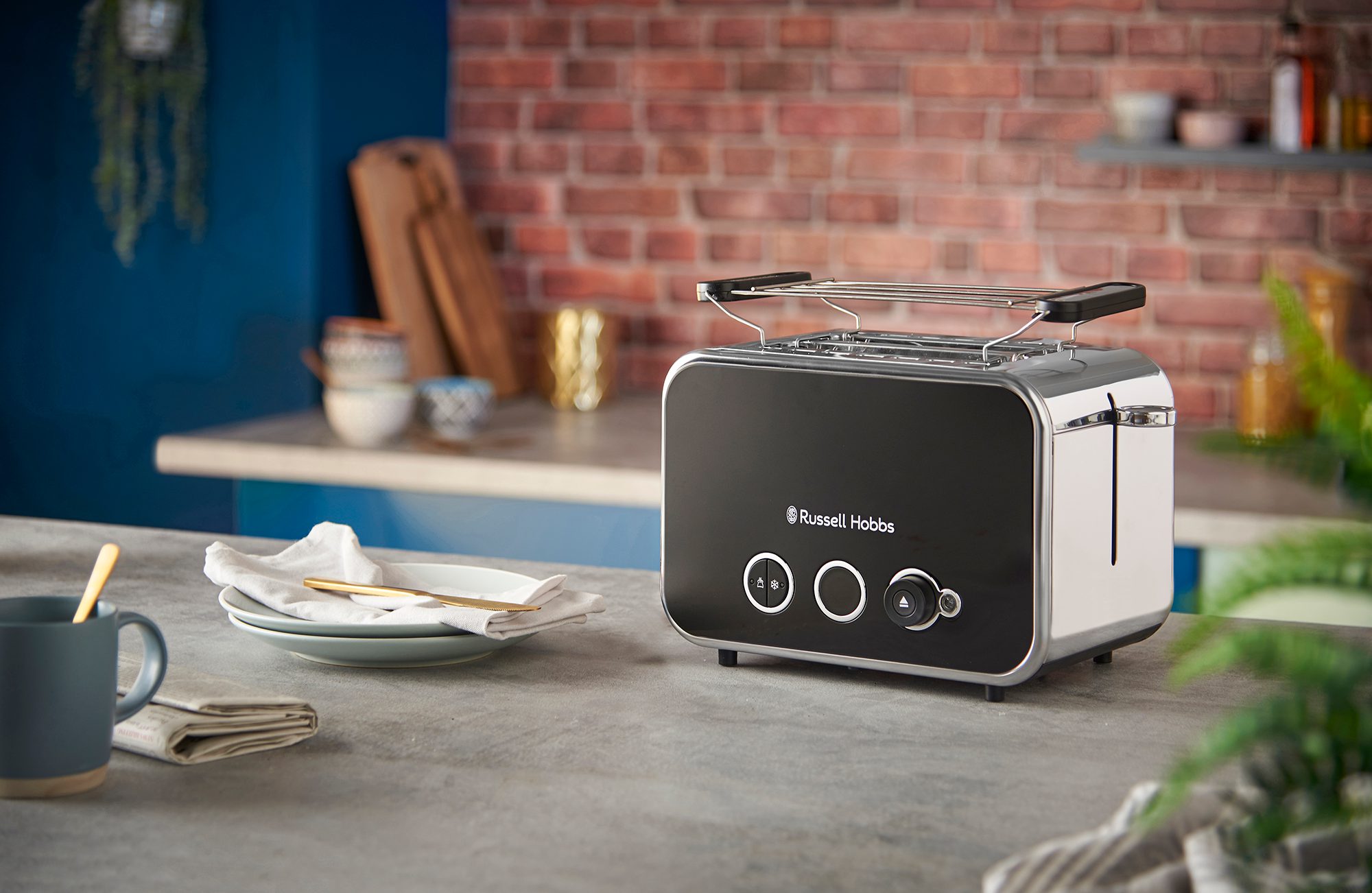 RUSSELL HOBBS 26430-56/RH Distinctions két szeletes fekete kenyérpirító – 12. kép
