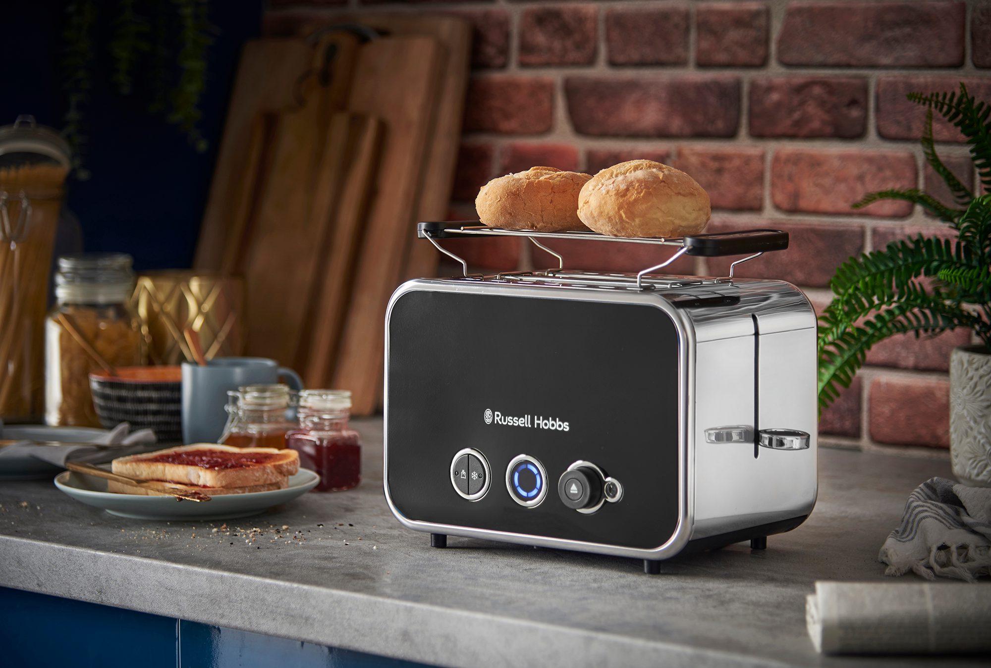 RUSSELL HOBBS 26430-56/RH Distinctions két szeletes fekete kenyérpirító – 13. kép