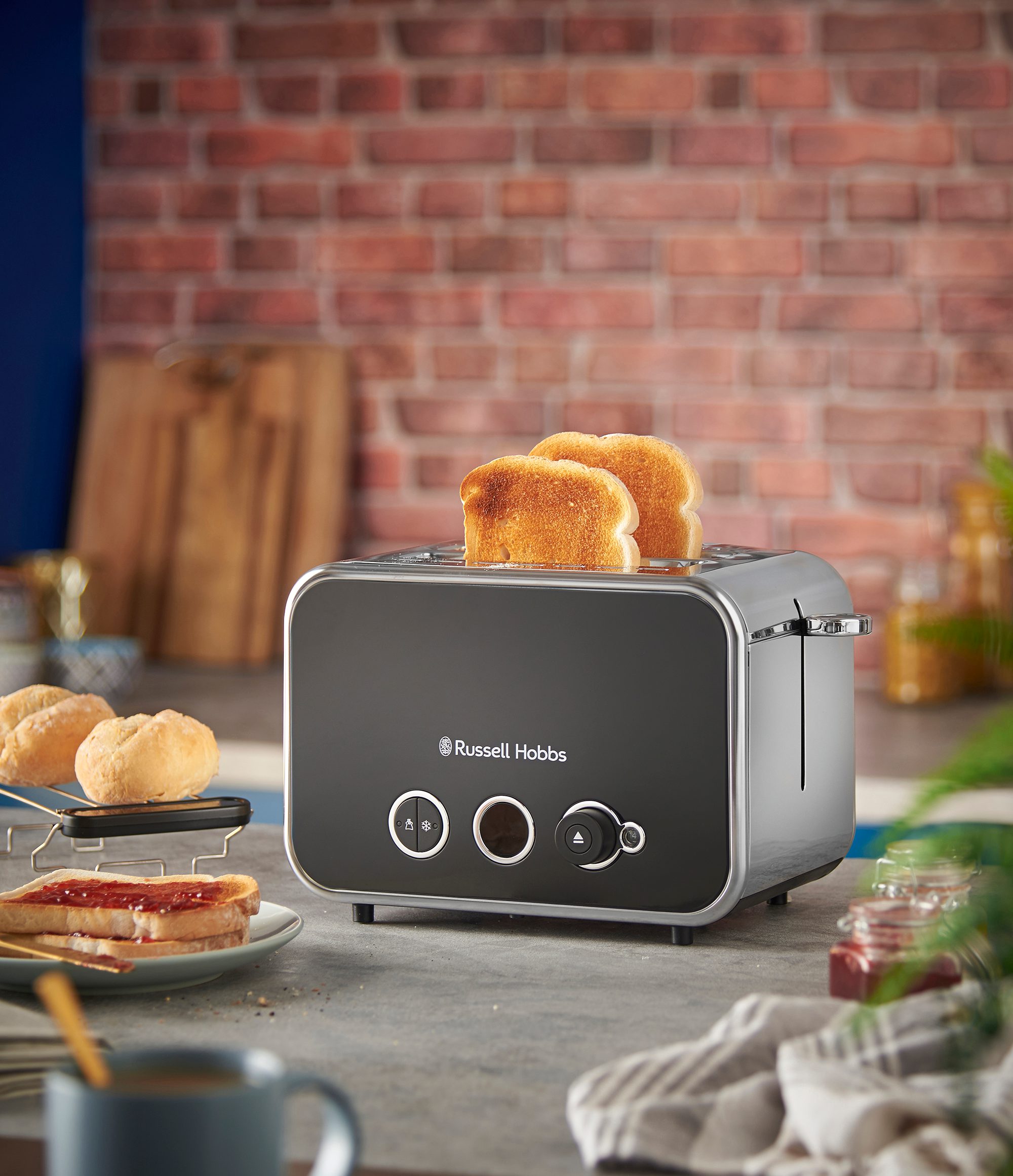 RUSSELL HOBBS 26430-56/RH Distinctions két szeletes fekete kenyérpirító – 14. kép