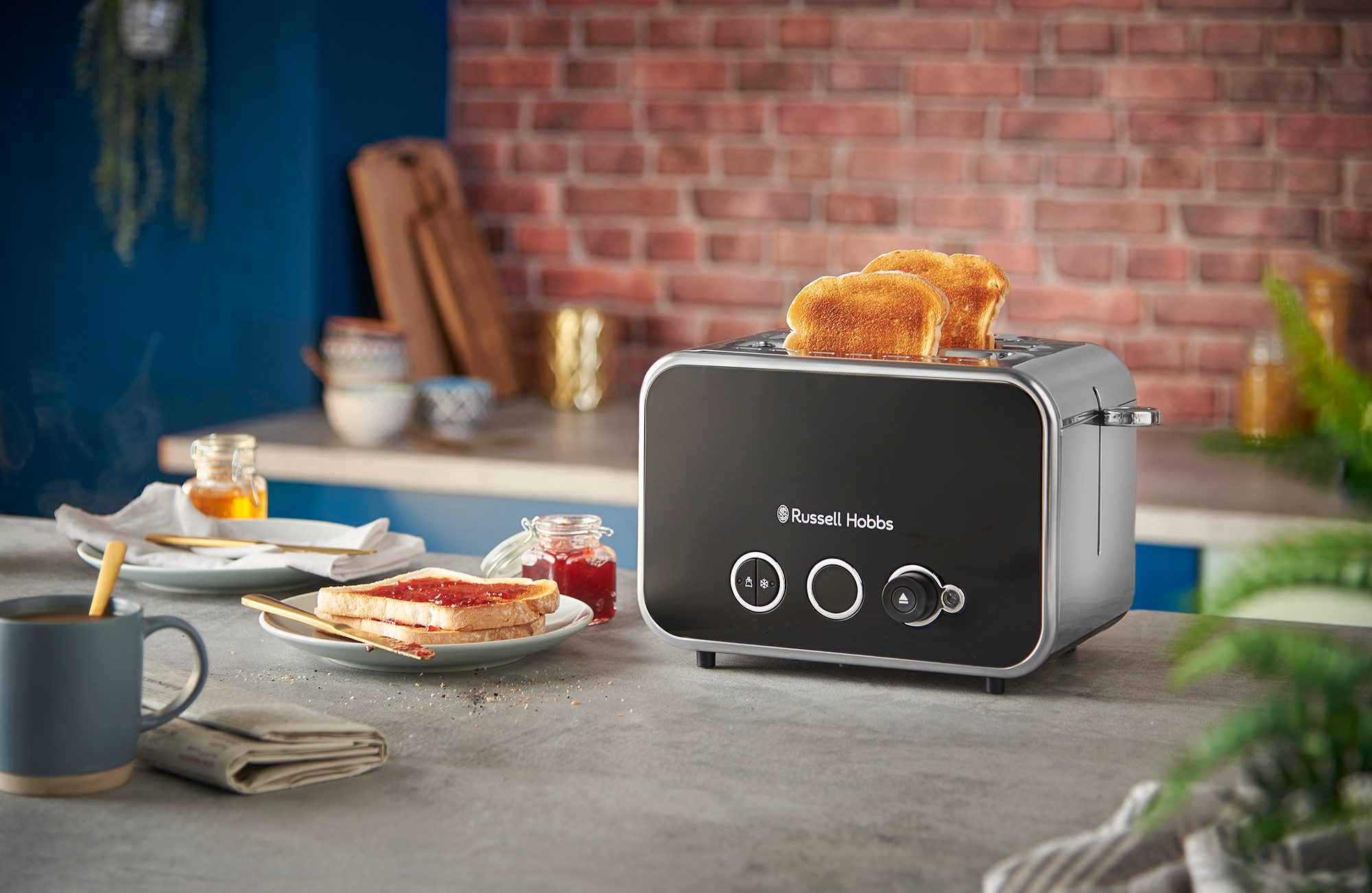 RUSSELL HOBBS 26430-56/RH Distinctions két szeletes fekete kenyérpirító – 15. kép