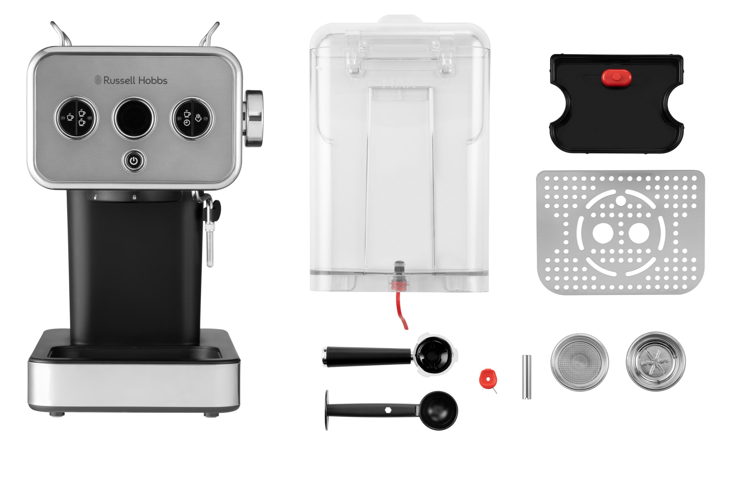 RUSSELL HOBBS 26452-56/RH Distinctions titán eszpresszó kávéfőző – 10. kép