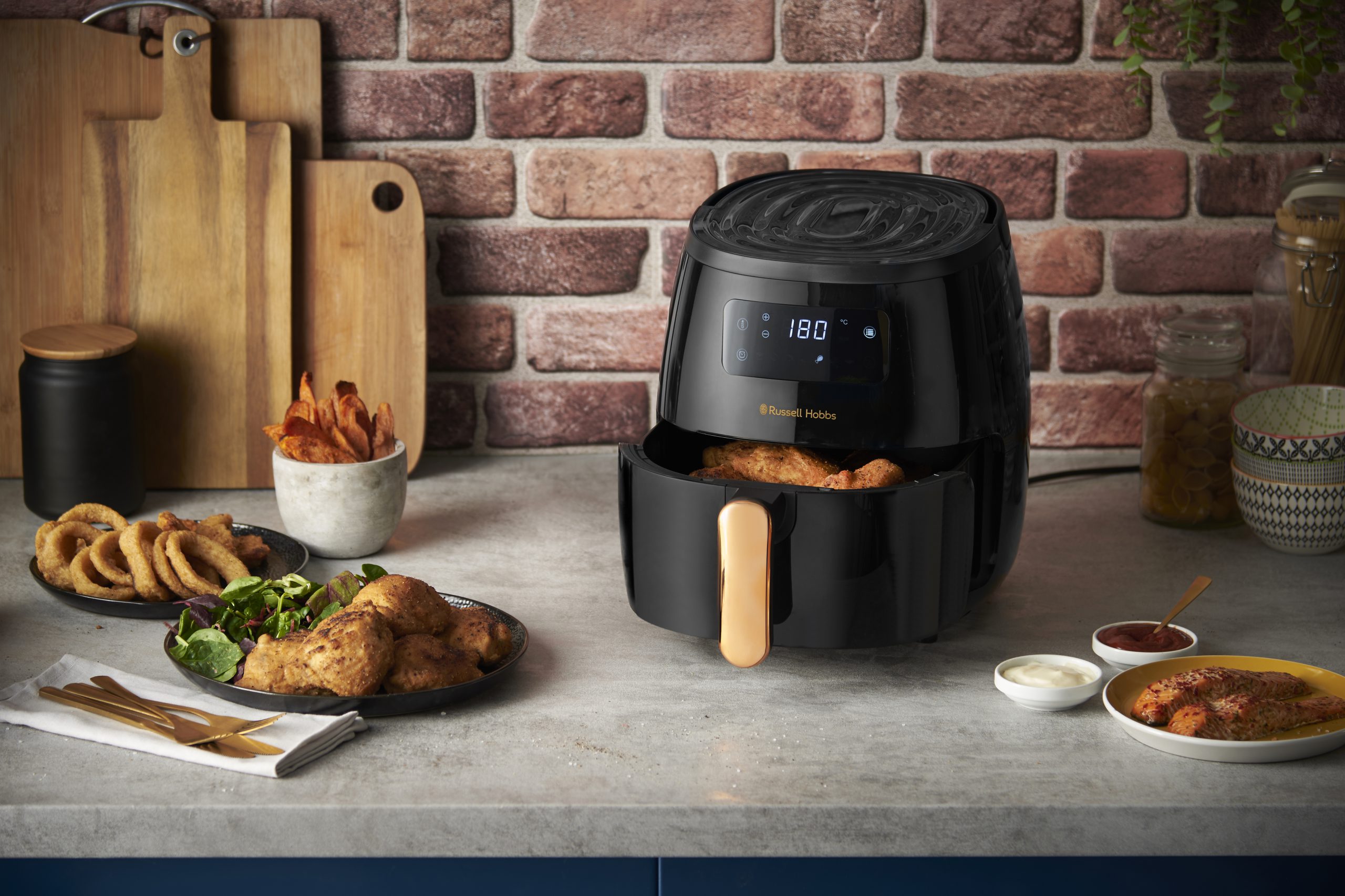 RUSSELL HOBBS 26510-56/RH SatisFry Air Large 5 l-es forrólevegős sütő – 12. kép