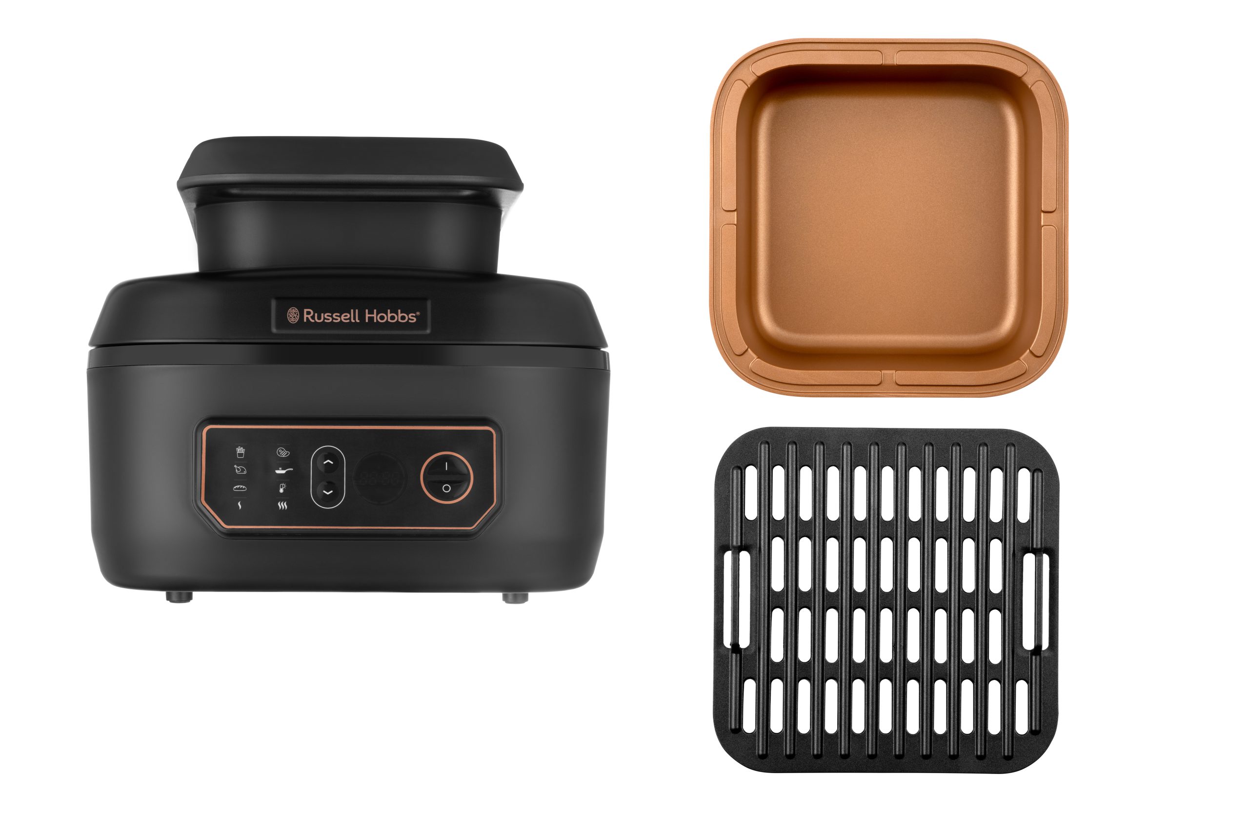 RUSSELL HOBBS 26520-56/RH SatisFry Air & Grill Multi 5,5 l-es forrólevegős sütő – 7. kép