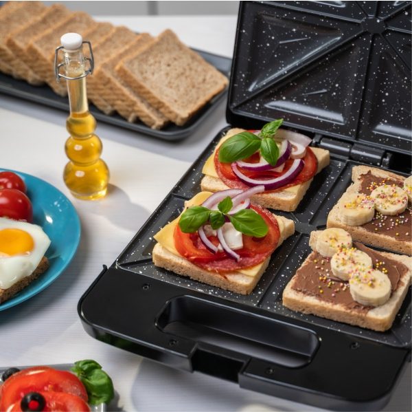 ZELMER ZSM7400 négyszeletes melegszendvics-sütő, 1400 W – 7. kép