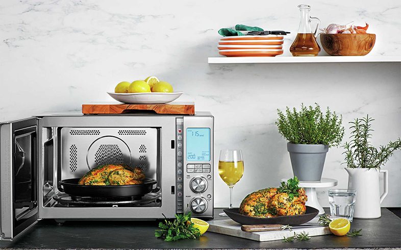 SAGE SMO870 3 az 1-ben inox minisütő mikrohullámú és forrólevegős funkcióval – 2. kép