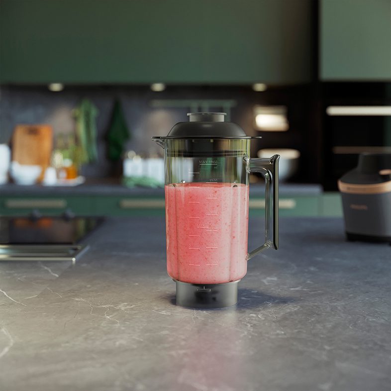 PHILIPS Flip&Juice HR3770/00 1500 W-os turmixgép gyümölcscentrifuga-modullal – 12. kép