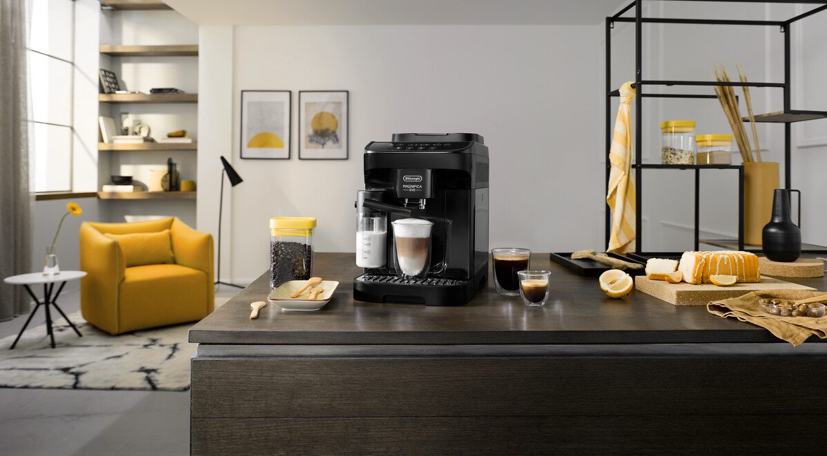 DE-LONGHI Magnifica Evo ECAM290.51.B automata kávéfőző tejtartállyal, fekete – 7. kép