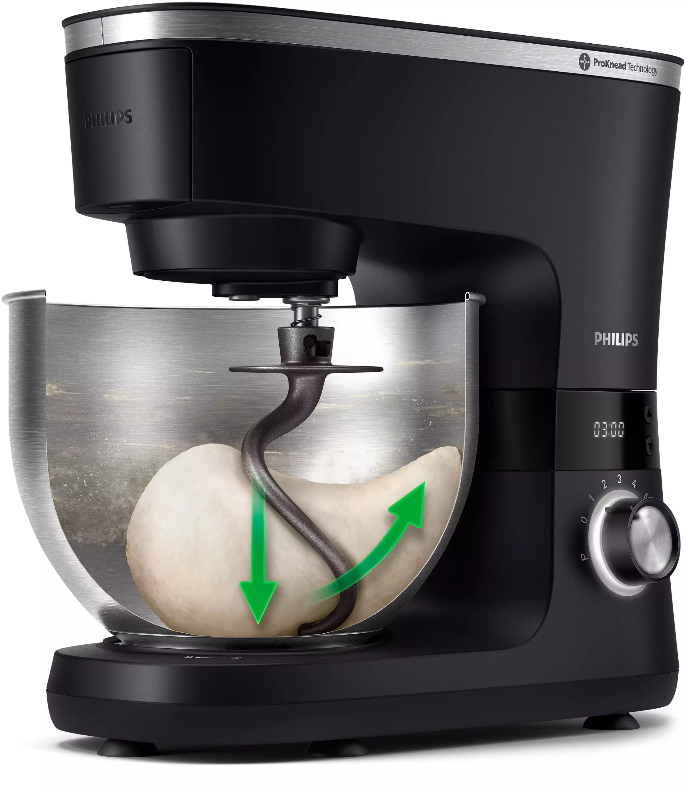 PHILIPS HR7962/21 7000 ProKnead konyhai robotgép turmixkehellyel és húsdarálóval – 2. kép