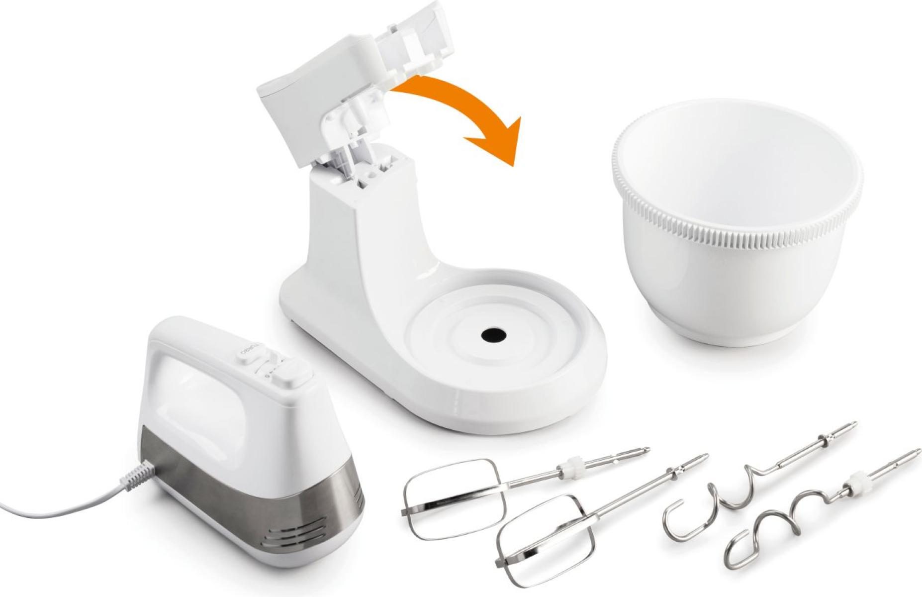 GORENJE M500DCS tálas mixer 500 W-os motorral, 3 literes forgó tállal, fehér – 9. kép
