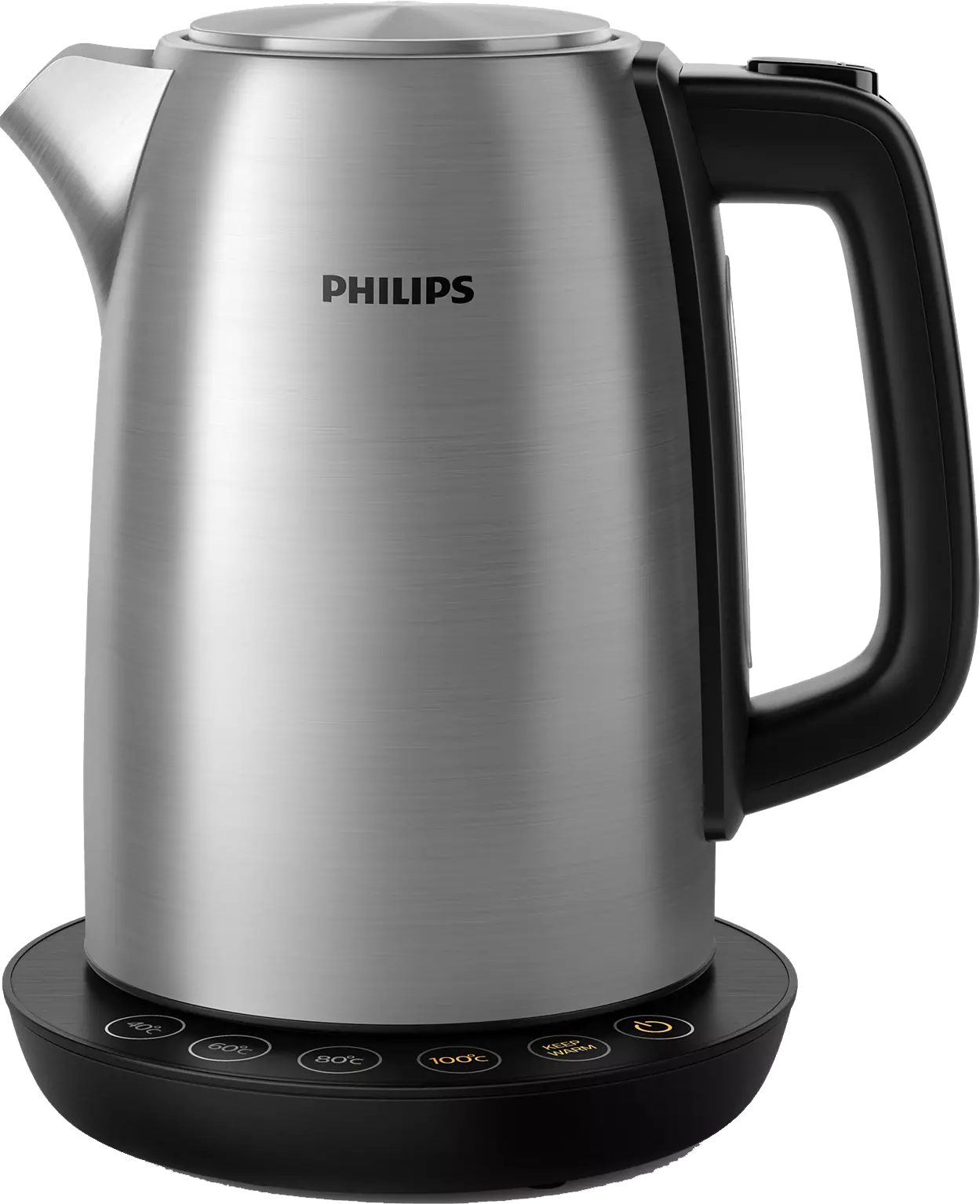 PHILIPS HD9359/90 Avance Collection 1,7 literes vízforraló hőfokválasztással, 2200 W, ezüst/fekete – 6. kép
