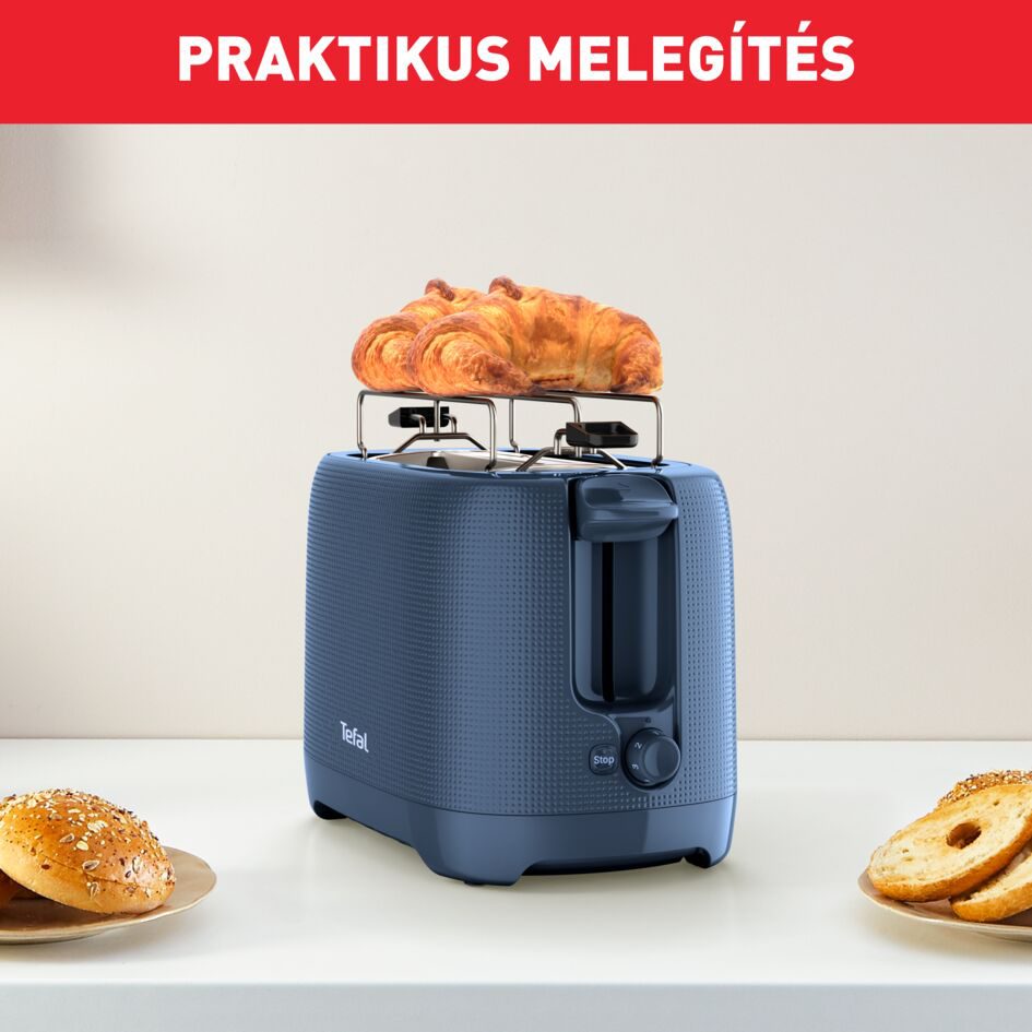 TEFAL TT2M1410 Morning kék kenyérpirító 7 pirítási fokozattal – 7. kép